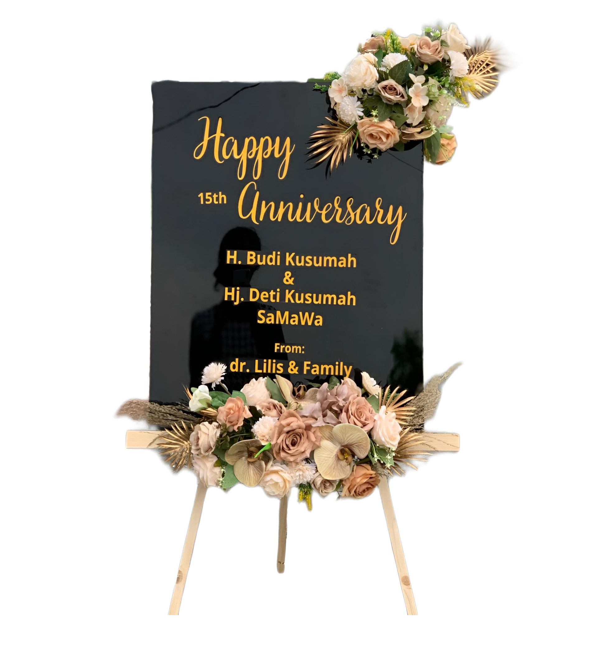 Papan Bunga Akrilik Bukit Kapur